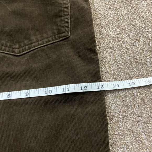 Vintage Polo Ralph Lauren Brown Cargo Corduroy Pants 35x32 158/941 - Picture 10 of 12
